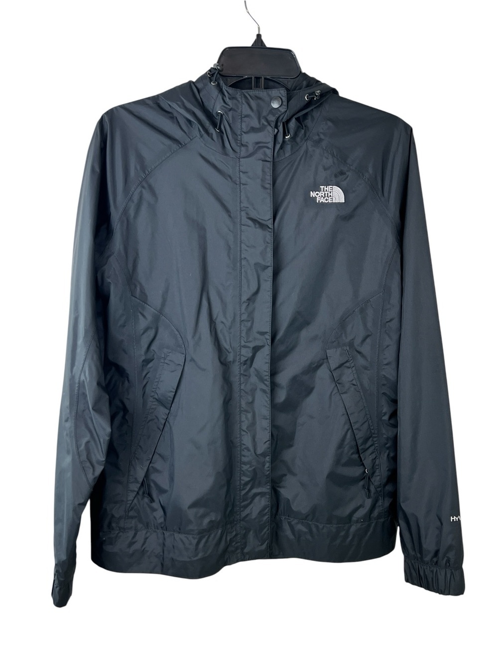 The North Face HyVent Jacket Black Nylon Waterproof